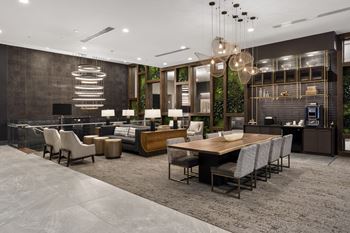Residential lounge and coffee bar